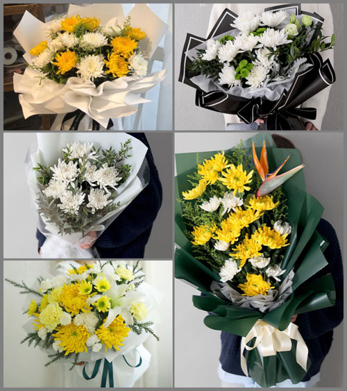 重庆云阳县云安镇白事花束代送
